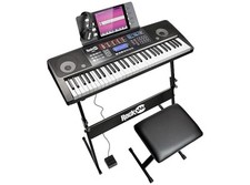 Pianola Digitale RockJam RJ761 Kit Completo Cuffie Supporti per Suonare