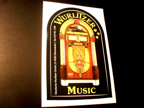 Adesivo sticker wurlitzer - adesivo, /
