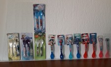 Pappa bimbi set posate forchetta e cucchiaio neonati personaggi cartoni Disney