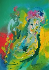 ERNESTO TRECCANI-MATERNITA' FIORITA/FAMIGLIA  DI SUONATORI-1 SERIGRAFIA A SCELTA