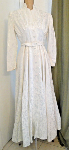 Antica grande robe bianco - grande, raso