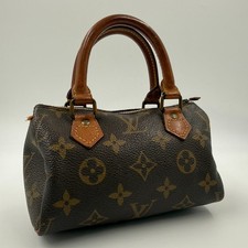 Borsa a mano Louis Vuitton Monogram M41534 Mini Speedy vintage autentica