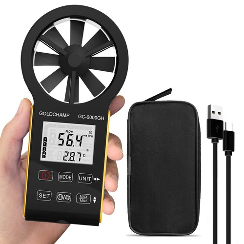 Goldchamp cfm anemometro - cfm,