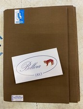 Tessuto In Lino Taglio Lenzuola Marrone Bellora Misto Lino