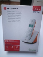 Telefono Cordless DECT GAP Motorola C401E Digitale Portatile Senza Fili Grigio