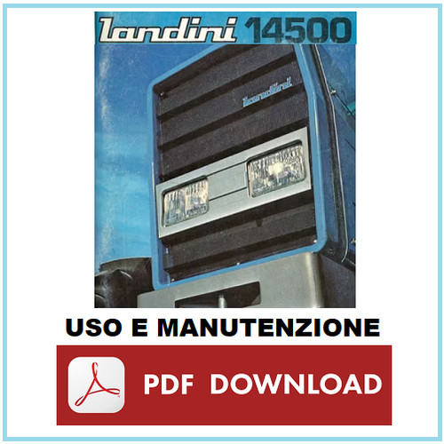 Trattore landini 14500 manuale - landini,