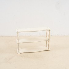mensola etagere in legno laccato bianco vintage