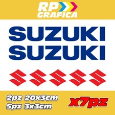Suzuki stickers 7pcs various