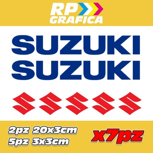 Adesivi suzuki 7pz varie - 7pz,