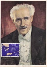 ARTURO TOSCANINI CARTOLINA