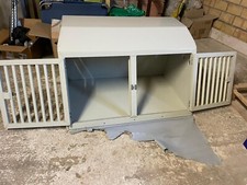 trasportino cane auto XXL in alluminio bianco