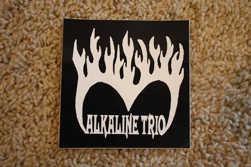 Adesivo alcalino trio rock - alcalino,
