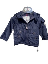 Moncler giubbotto bambino primaverile taglia 6/9 mesi colore blu