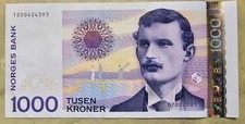 NORVEGIA 1000 corone Tusen