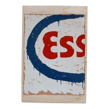 *HH* Mario Schifano Esso Serigrafia VIII/XXX Firmata Felice Silanos Roma 1981