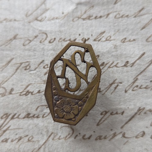 Monogramma lettere ottone - lettere, in