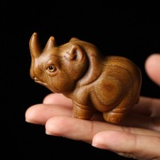 Wooden Carved Rhinoceros