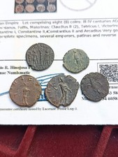 Lotto 5 Monete Impero Romano Con Certificato Di Autenticità