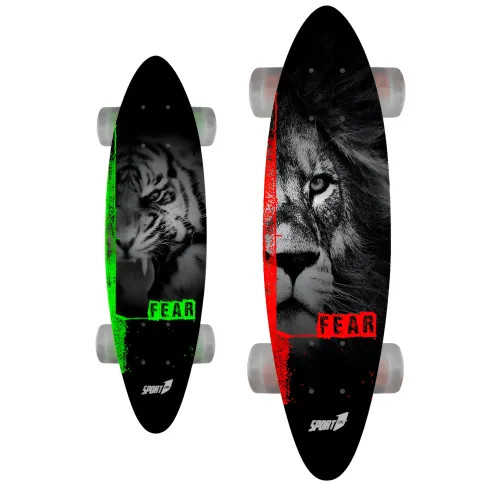 Skateboard legno con - 61, cm
