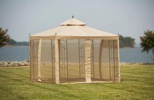 Rete di ricambio Hampton Bay per gazebo freccia 10 piedi x 10 piedi
