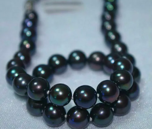Collana perle nere - collana,