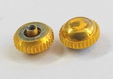 MONTRE COURONNE REMONTOIR PLAQUEE OR DOREE DIAM. 6 mm ETANCHE