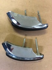 FIAT 128 COUPE 1SERIE COPPIA ROSTRI PARAURTI BUMPER ROSTERS OLD STOCK