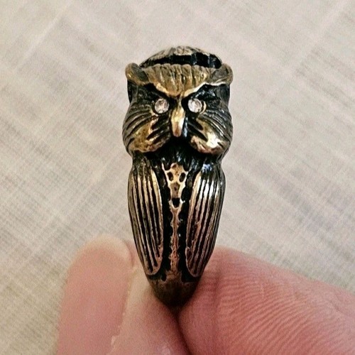 Cool anello gufo vintage - cool,