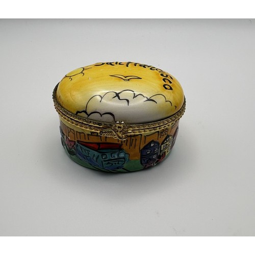Portagioie ceramica dipinta - , a