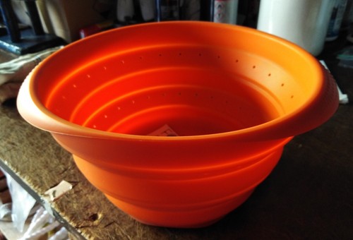 Scolapasta pieghevole silicone