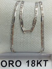 Collana in oro bianco 750 18