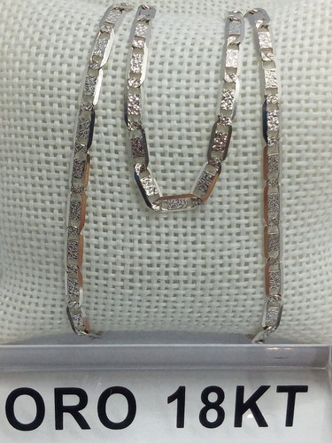 Collana oro bianco 750 - in,