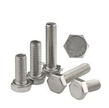 VITI M10 IN ACCIAIO INOX PERNI BULLONI TESTA ESAGONALE UNI 5739 5737 DIN 933 931