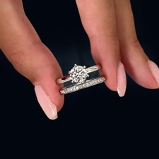Anello oro bianco 18 kt