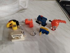 Vintage Barbie Galoob Mini Macchina da Cucire Più Altri 5 Oggetti A Carica