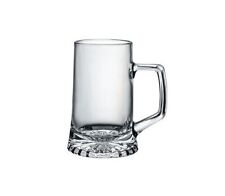 Set 2 Boccali Bicchieri Birra con Manico in Vetro Stern 270 cc Bormioli Rocco