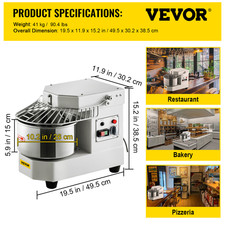 Vevor impastatrice robot - vevor, da