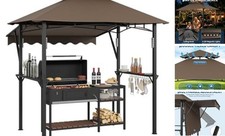 8' x 5' Grill Gazebo Canopy