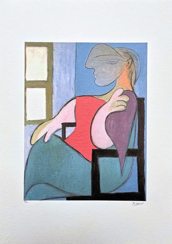Pablo picasso donna seduta - -,