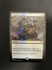 Foil Demoniaco Tutor Commander
