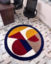 Tappeto di lana trapuntato a