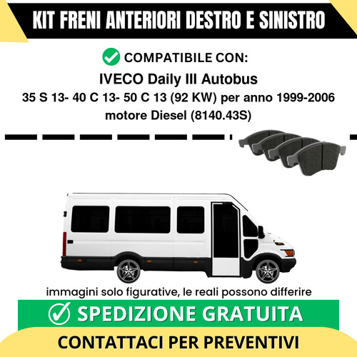 Pastiglie freno anteriori - pastiglie, per