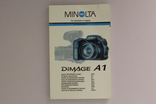 Minolta dimage manuale - minolta,
