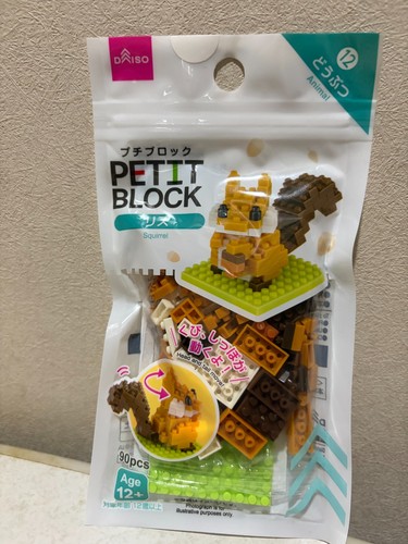 Daiso petit blocks scoiattolo - blocks,