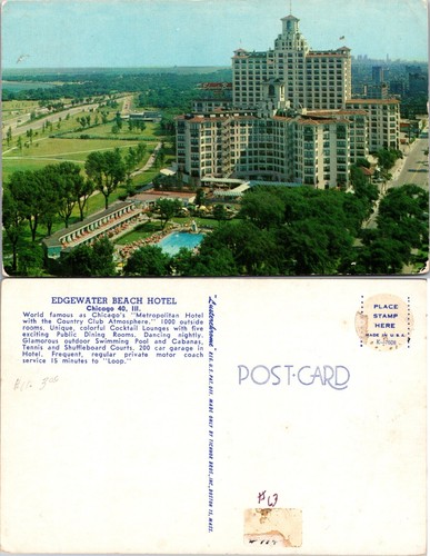 Cartolina edgewater beach - cartolina,