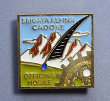 Distintivo Alpini Officina mobile Brigata Alpina Cadore Esercito Italiano
