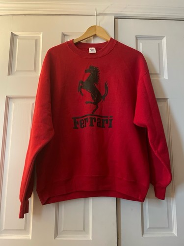 Felpa ferrari vintage - anni, 90