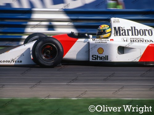 Ayrton senna mclaren mp4 7a - ayrton, mp4/7a