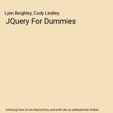Jquery for dummies - jquery, lynn