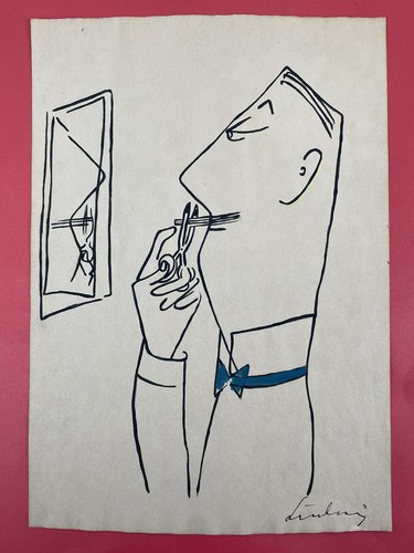 Ludwig bemelmans drawing - ludwig,